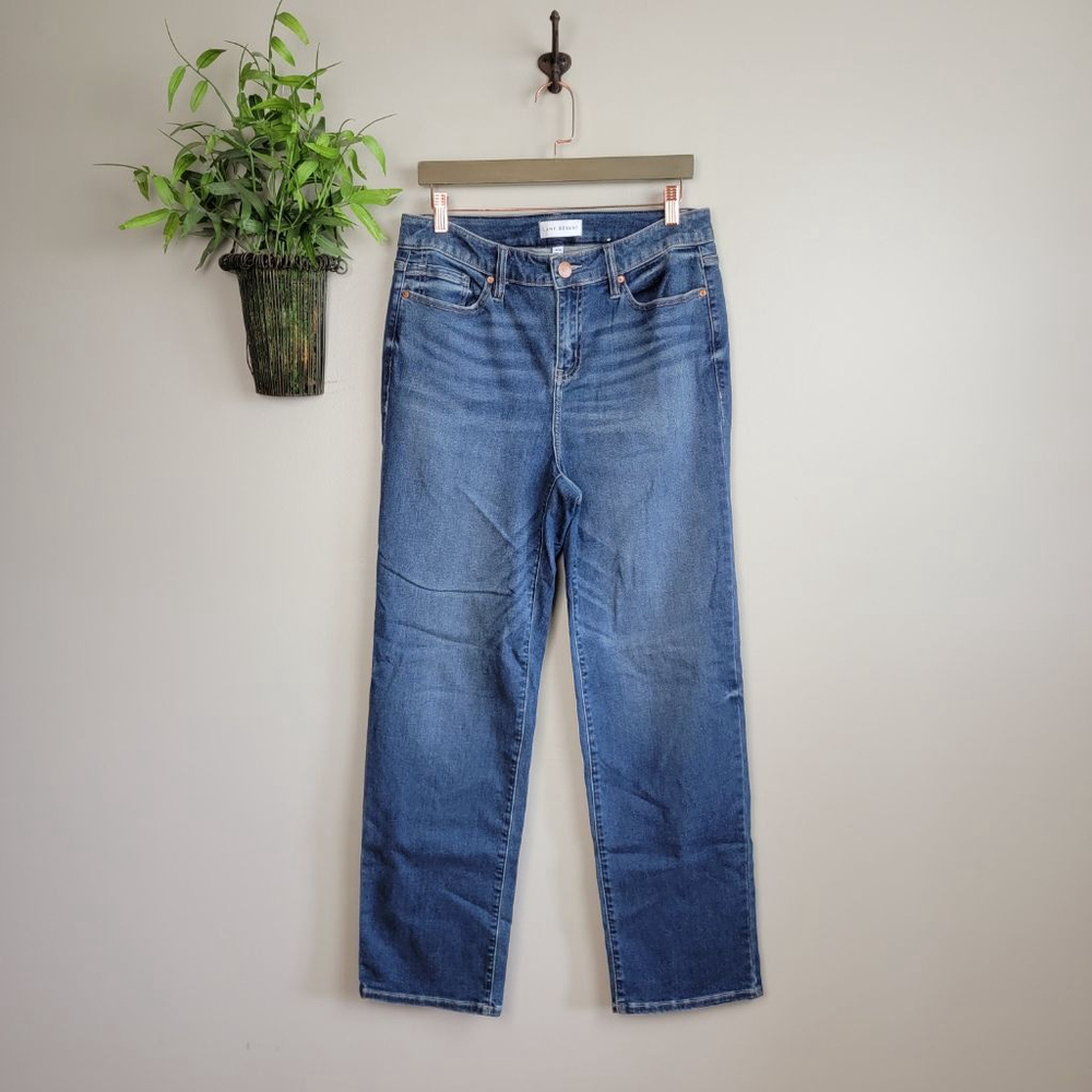 Lane Bryant 14/16 High Rise Straight Fit Genius Flex Magic Waistband Jeans